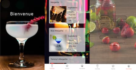 Application mobile de cocktails